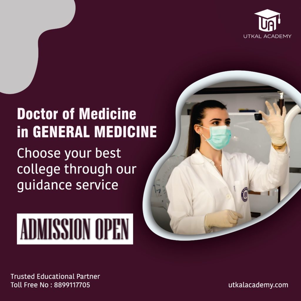 Doctor of medicine in general medicine admission open