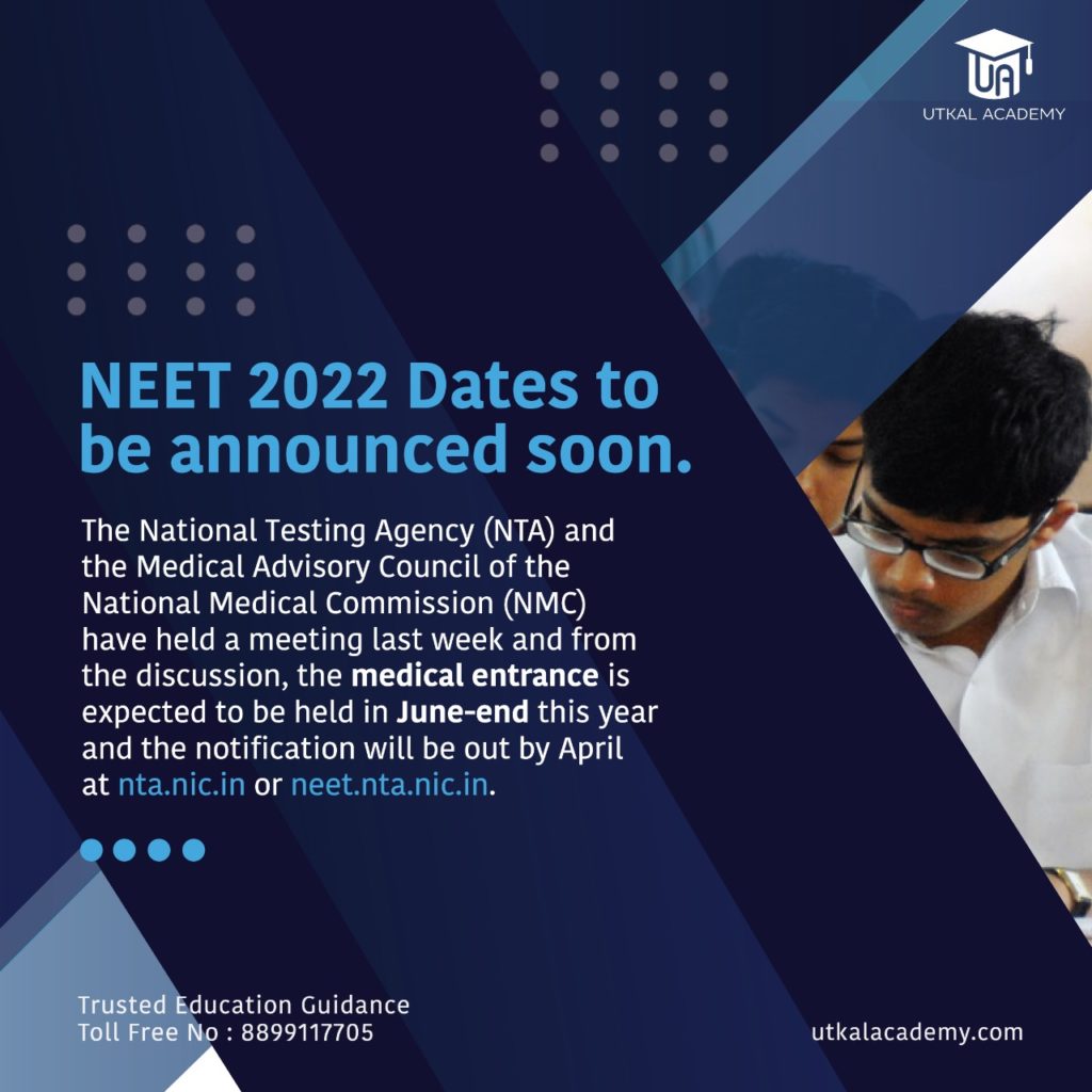 NEET 2022 Dates to be announced soon